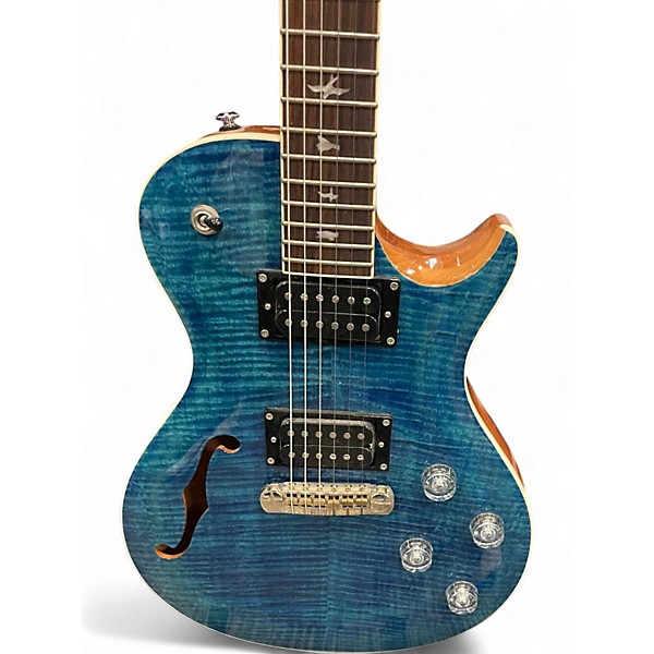 Used PRS Zach Myers Signature SE TRANS BLUE Solid Body Electric Guitar