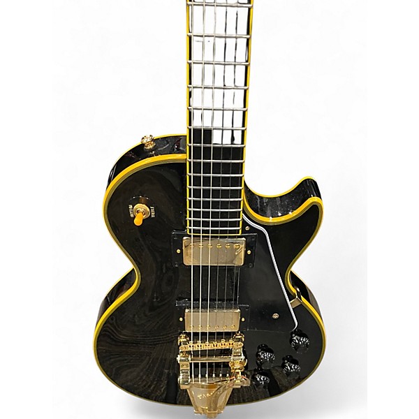 Used Epiphone JOE BONAMASSA LES PAUL CUSOM Black and Gold Solid Body Electric Guitar