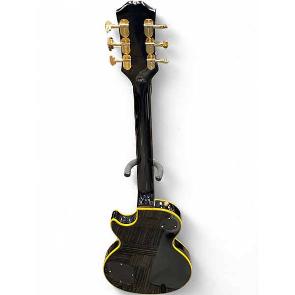 Used Epiphone JOE BONAMASSA LES PAUL CUSOM Black and Gold Solid Body Electric Guitar