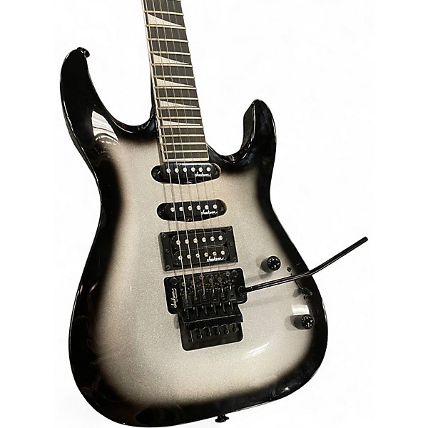 Used Jackson JS32R Silver Sparkle Solid Body Electric Guitar