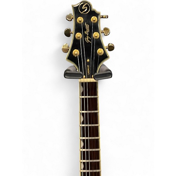 Used Greg Bennett Design by Samick LASALLE Blue Hollow Body Electric Guitar