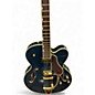 Used Greg Bennett Design by Samick LASALLE Blue Hollow Body Electric Guitar
