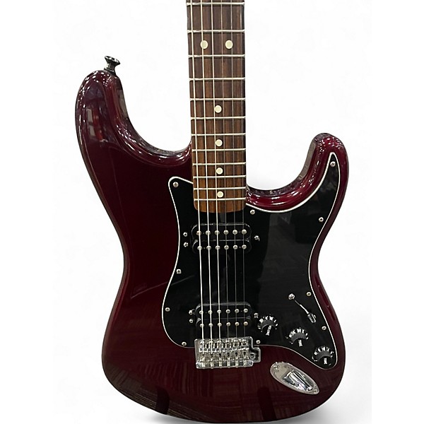 Used Fender Standard Stratocaster HH Midnight Wine Solid Body Electric Guitar