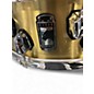Used Mapex 14in Black Panther Metallion brass Drum