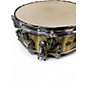 Used Mapex 14in Black Panther Metallion brass Drum