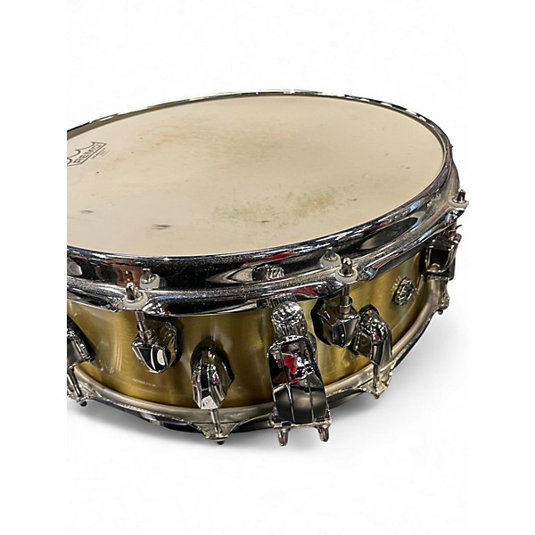 Used Mapex 14in Black Panther Metallion brass Drum