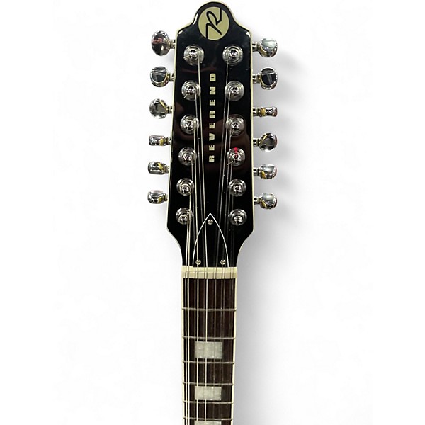 Used Reverend Airwave 12 Gold Hollow Body Electric Guitar