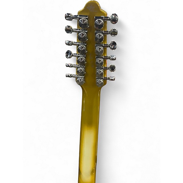 Used Reverend Airwave 12 Gold Hollow Body Electric Guitar