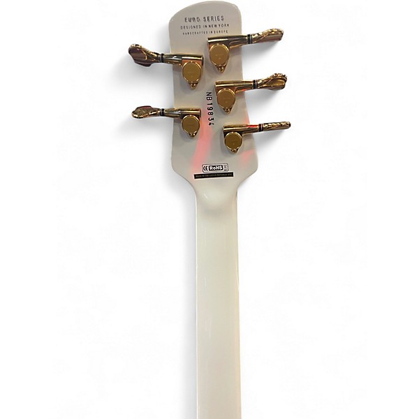 Used Spector Euro5 Classic White Electric Bass Guitar