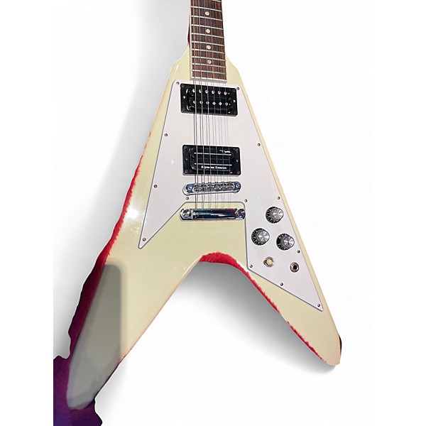 Used Gibson 70's Flying V Classic White Solid Body Electric Guitar