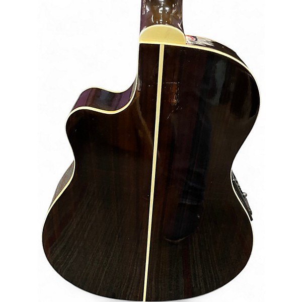 Used Crestwood 2018TVNB Black Acoustic Electric Guitar