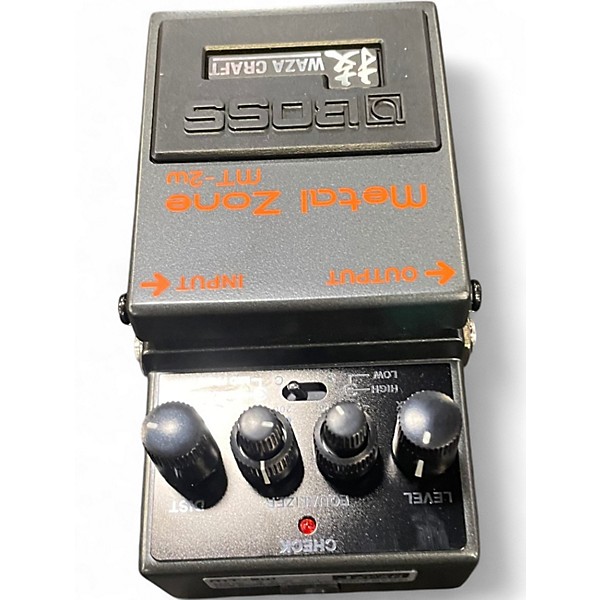 Used BOSS MT2W Metal Zone Waza Craft Effect Pedal