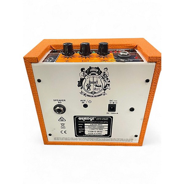 Used Orange Amplifiers Crush Mini Guitar Combo Amp