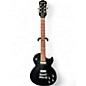 Used Epiphone LES PAUL BLACK Solid Body Electric Guitar thumbnail