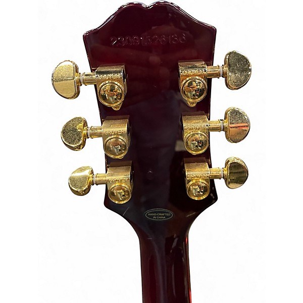 Used Epiphone Les Paul Alex Lifeson AXCESS Ruby Red Solid Body Electric Guitar