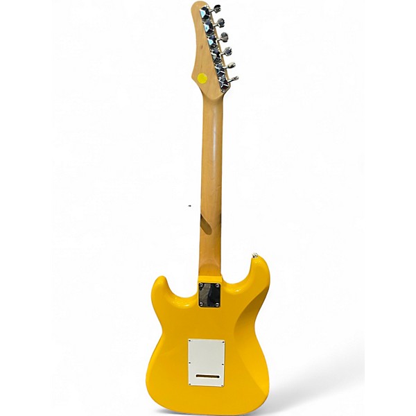 Used Greg Bennett Design by Samick Malibu Yellow Solid Body Electric Guitar