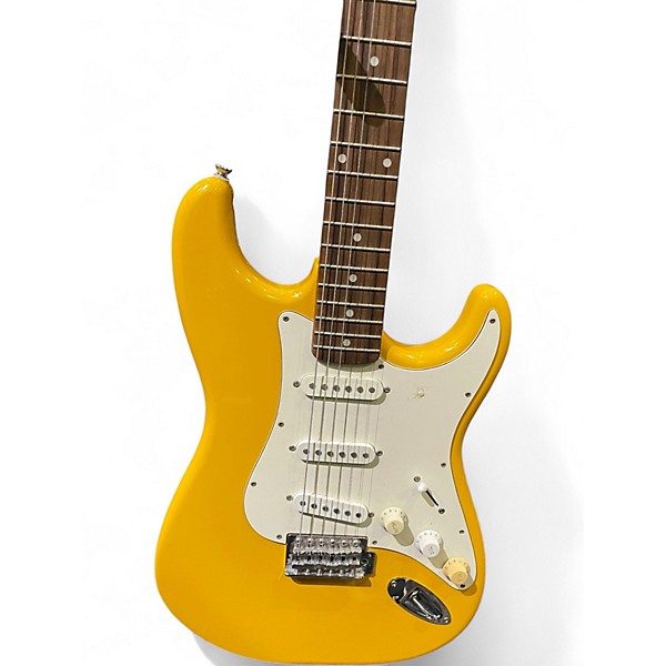 Used Greg Bennett Design by Samick Malibu Yellow Solid Body Electric Guitar