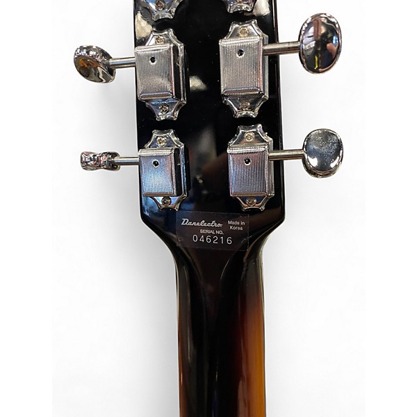 Used Danelectro BABY SITAR BROWN BURST Solid Body Electric Guitar