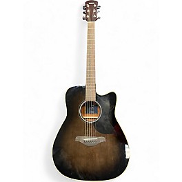 Used Yamaha A1M Trans Black Acoustic Electric Guitar