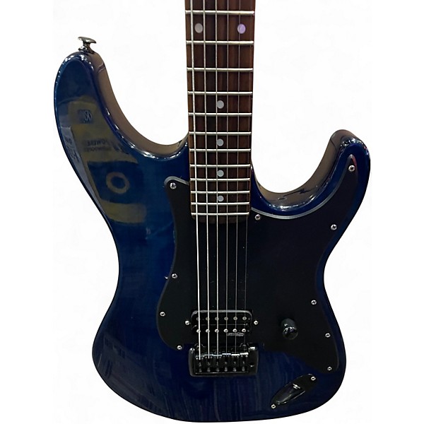 Used Aria PRO II FULLERTON Blue Solid Body Electric Guitar