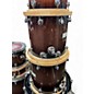 Used Mapex 8 Piece Saturn III Root Beer Sparkle Fade Drum Kit
