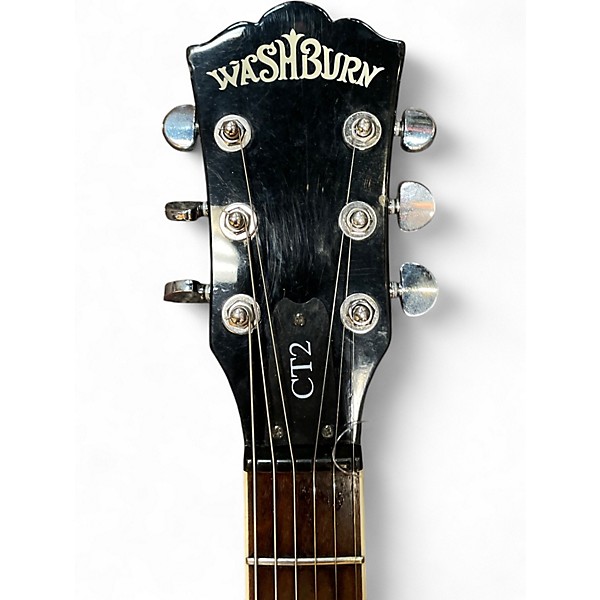 Used Washburn CT2 Black Solid Body Electric Guitar
