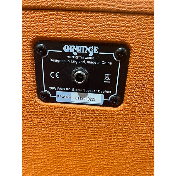 Used Orange Amplifiers PPC108 Micro Terror 1X8 Guitar Cabinet