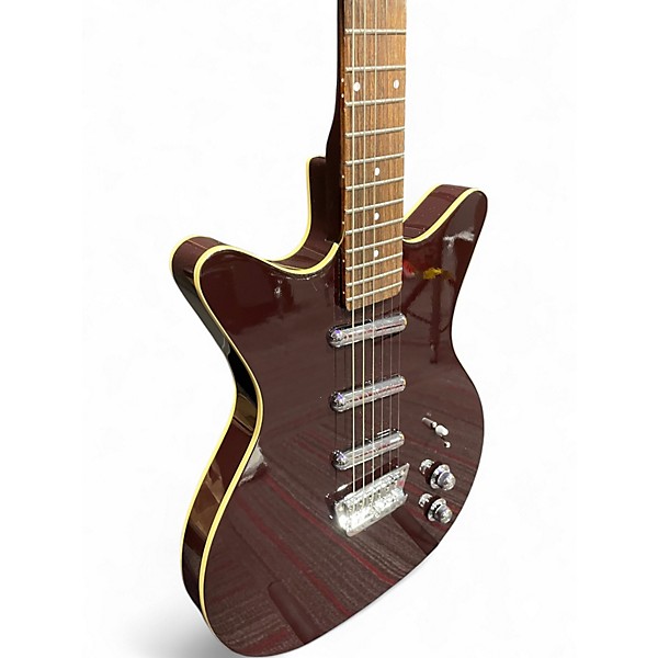 Used Danelectro 59 triple divine Burgundy Solid Body Electric Guitar