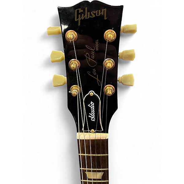 Used Gibson Les Paul Studio Cherry Solid Body Electric Guitar