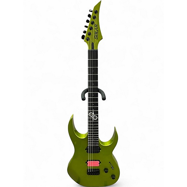 Used Solar Guitars sbr1 6hclg+ CANDY LIME GREEN METALLIC GLOSS Solid Body Electric Guitar