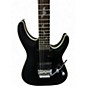 Used Schecter Guitar Research Damien Platinum Flat Black Solid Body Electric Guitar