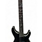 Used Schecter Guitar Research Damien Platinum Flat Black Solid Body Electric Guitar