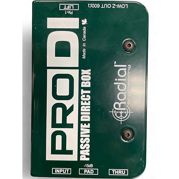 Used Radial Engineering PASSIVE DI Direct Box