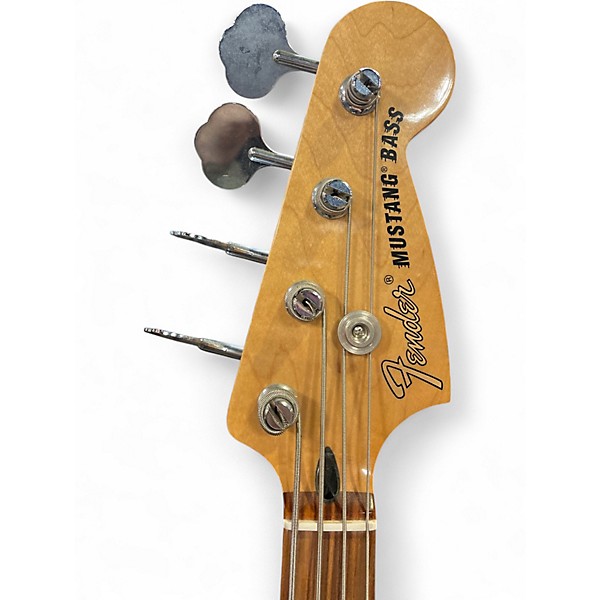 Used Fender Player Mustang Bass PJ CME Exlcusive Orange Electric Bass Guitar