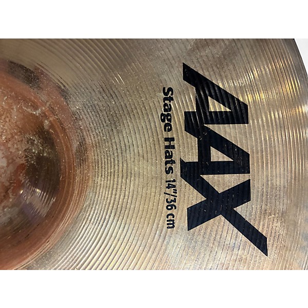 Used SABIAN 14in HHX Stage Hi Hat Bottom Cymbal