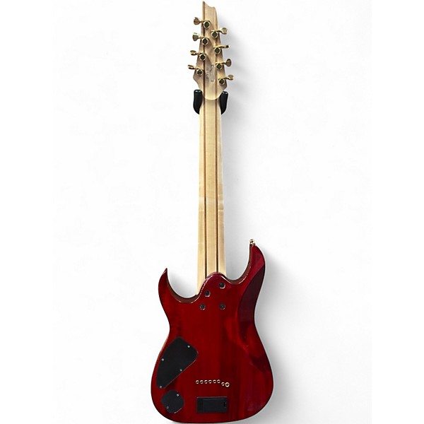 Used Ibanez rgix28feqm iron label Burgundy Wine Solid Body Electric Guitar