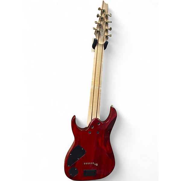 Used Ibanez rgix28feqm iron label Burgundy Wine Solid Body Electric Guitar
