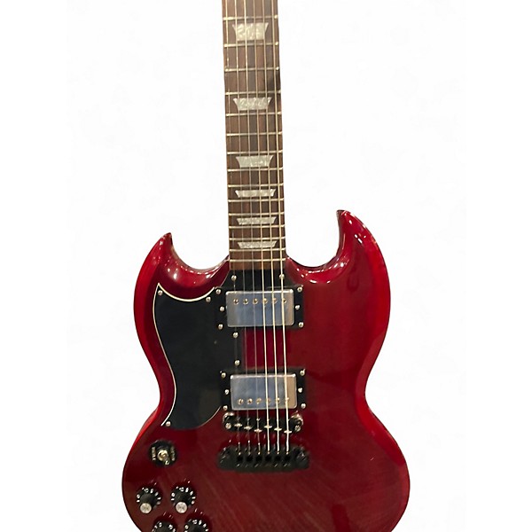 Used Epiphone SG G400 Left Handed Heritage Cherry Electric Guitar