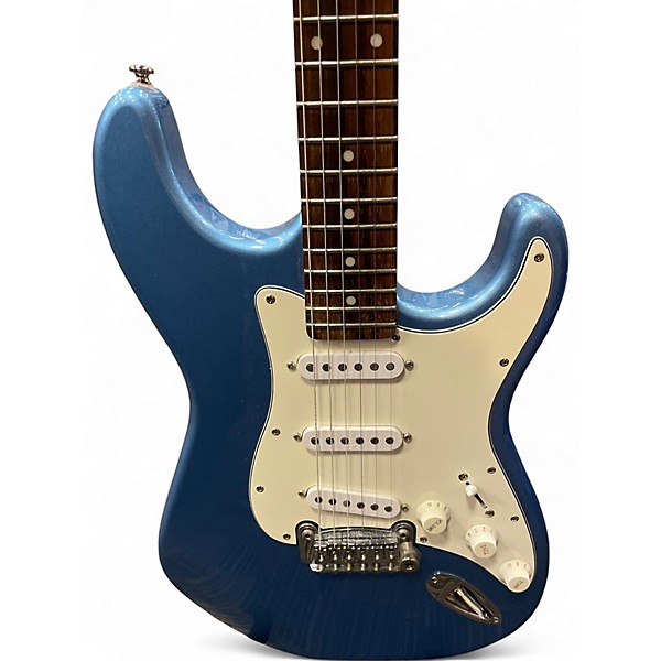 Used 2013 G&L Tribute Legacy Blue Solid Body Electric Guitar