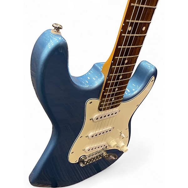 Used 2013 G&L Tribute Legacy Blue Solid Body Electric Guitar