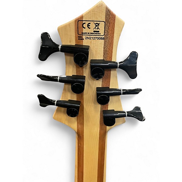 Used Marcus Miller  m7 6 string bass  aqua marine burst  Electric Bass Guitar