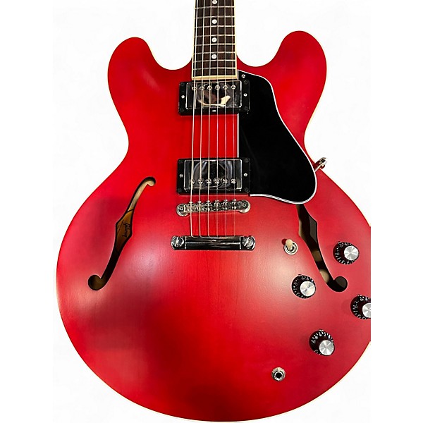 Used Gibson ES335 SATIN CHERRY Hollow Body Electric Guitar