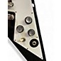 Used Epiphone KIRK HAMMET Black and White Solid Body Electric Guitar