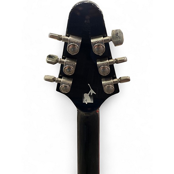 Used Epiphone KIRK HAMMET Black and White Solid Body Electric Guitar
