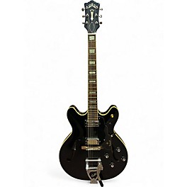 Used Guild SF V Black Hollow Body Electric Guitar