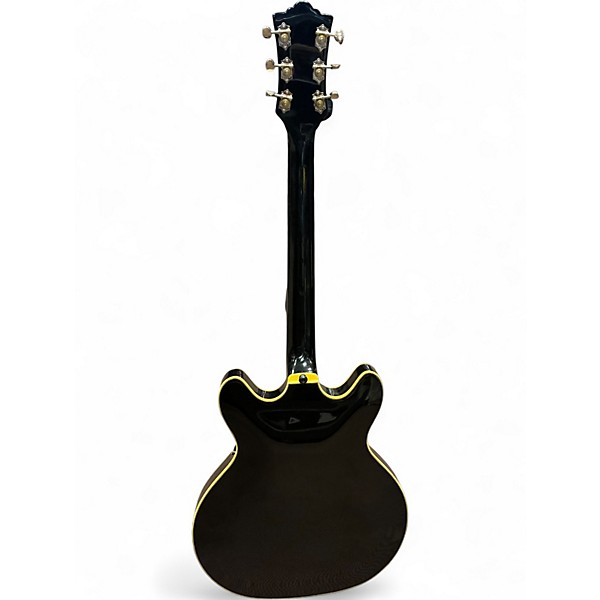Used Guild SF V Black Hollow Body Electric Guitar