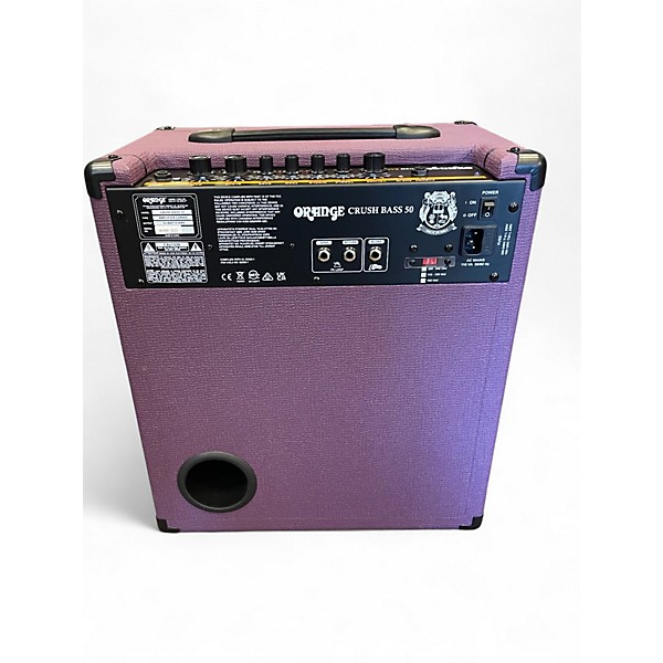 Used Orange Amplifiers GLENN HUGHES CRUSH BASS 50 Bass Combo Amp