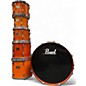Used Pearl 6 Piece Export Amber Drum Kit thumbnail