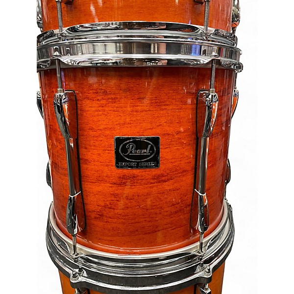 Used Pearl 6 Piece Export Amber Drum Kit