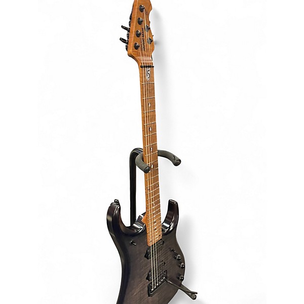 Used Ernie Ball Music Man JP15 John Petrucci Signature BFR Trans Black Solid Body Electric Guitar